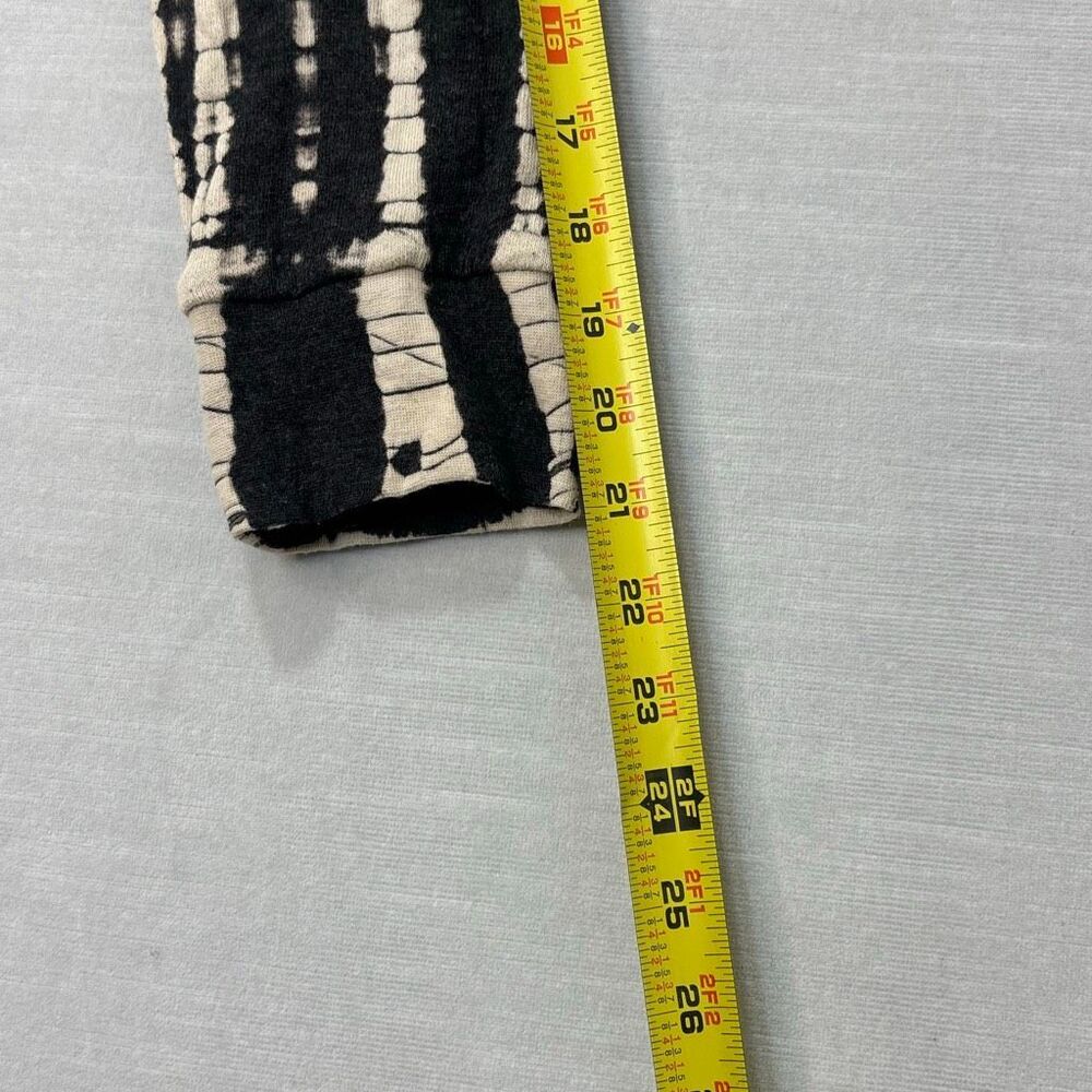 SAGE Collective Women's Size Medium Black White Long Sleeve Top Shirt - Picture 8 of 8